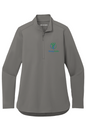 Womens Double Knit ¼ Zip - Embroidered SleepSafe logo