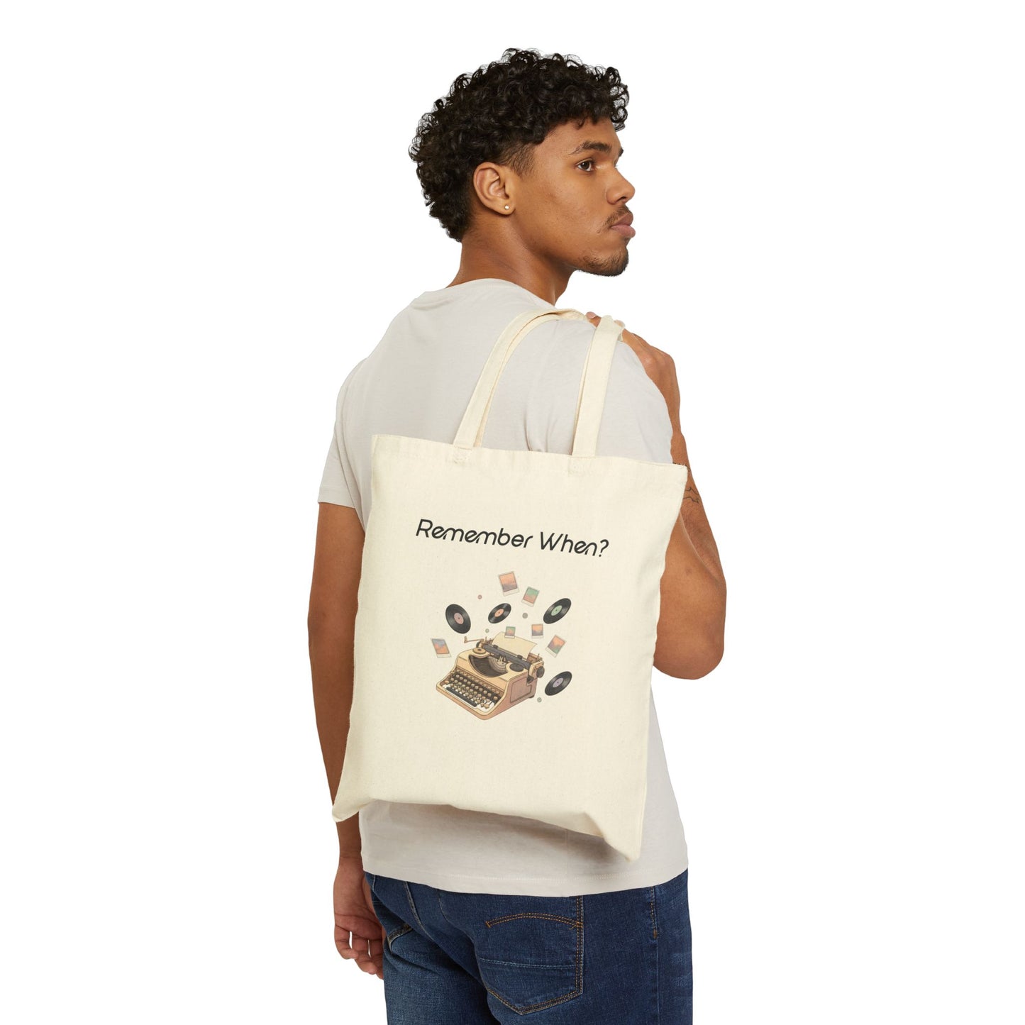Remember When Typewriter Tote | fleeting nostalgia, yesterday vibes