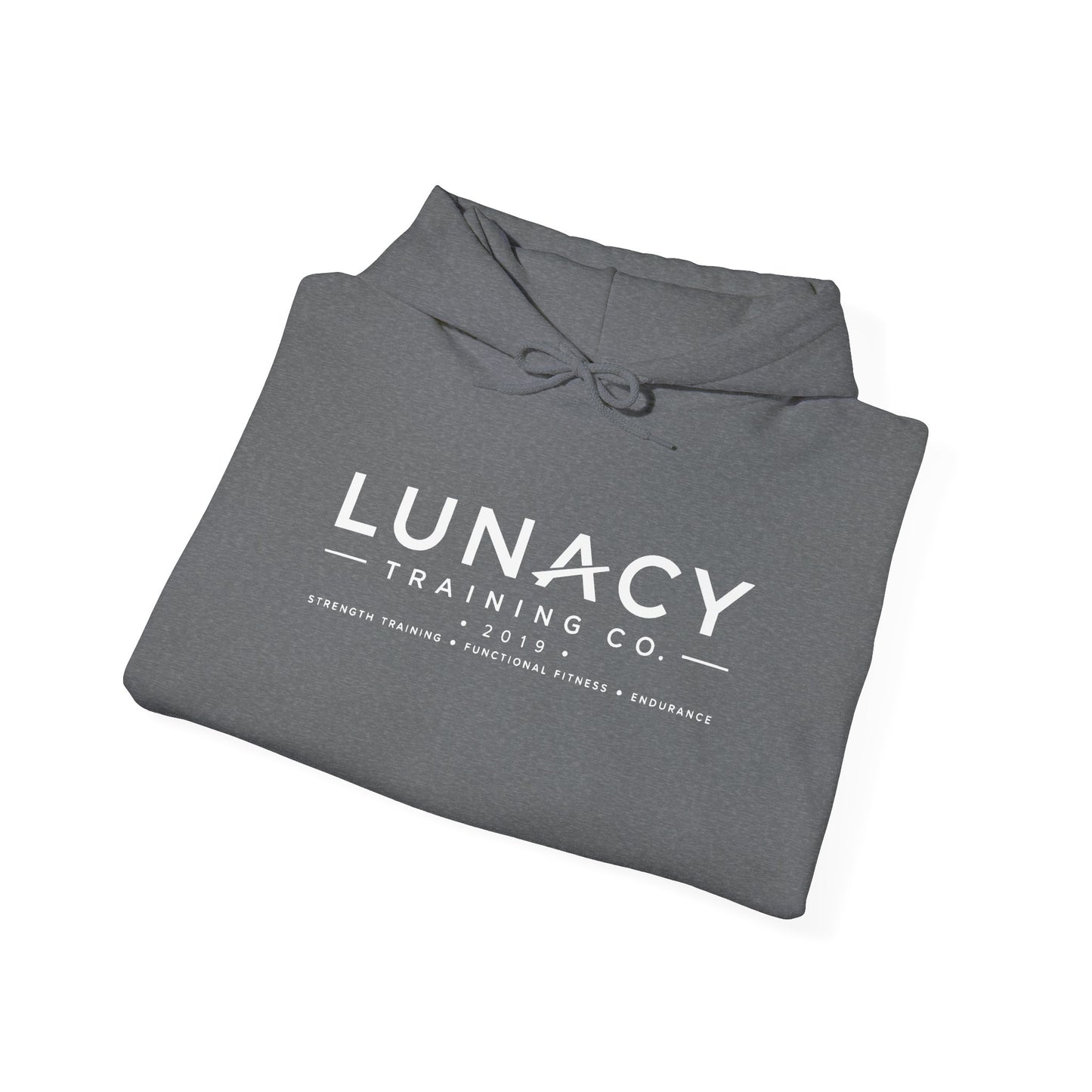 Lunacy Training Co. Logo Hoodie — Front Print