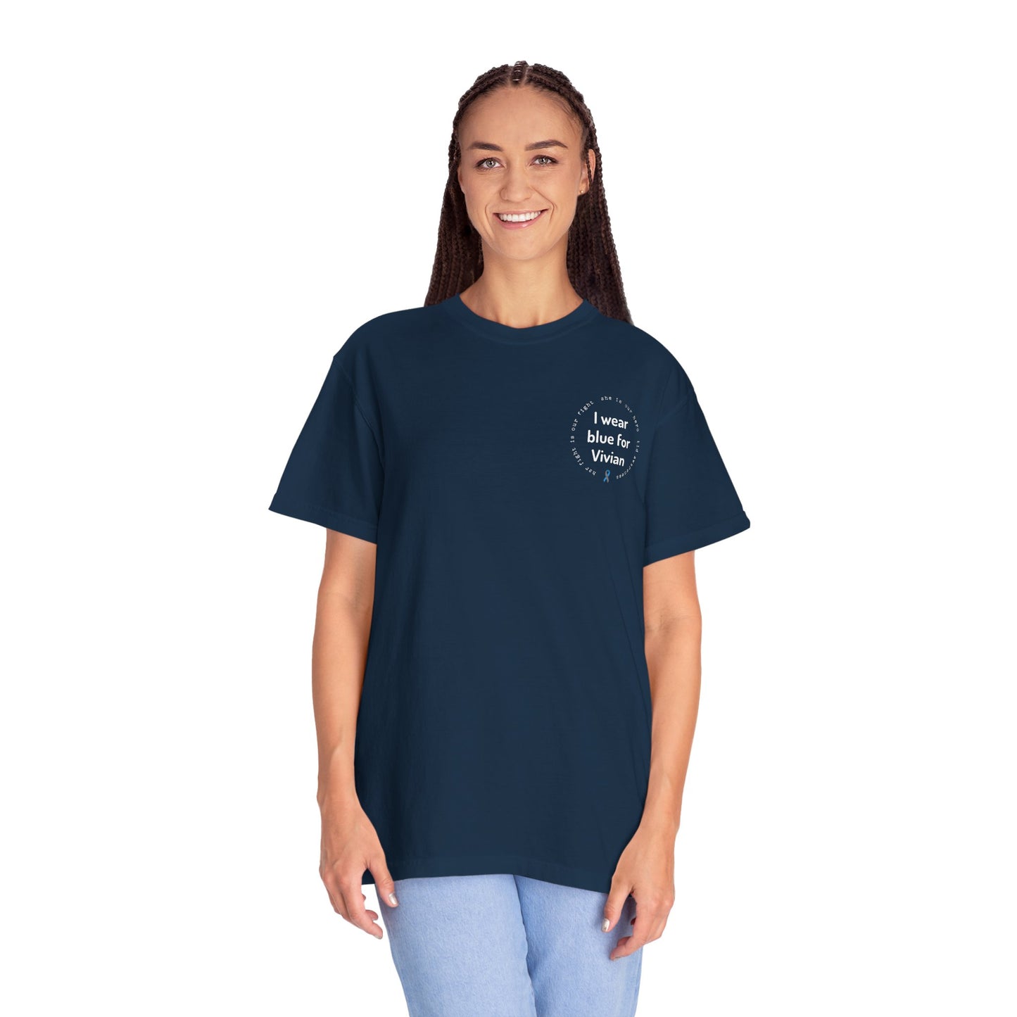 Personalized  — TID Awareness Wear Blue Tee