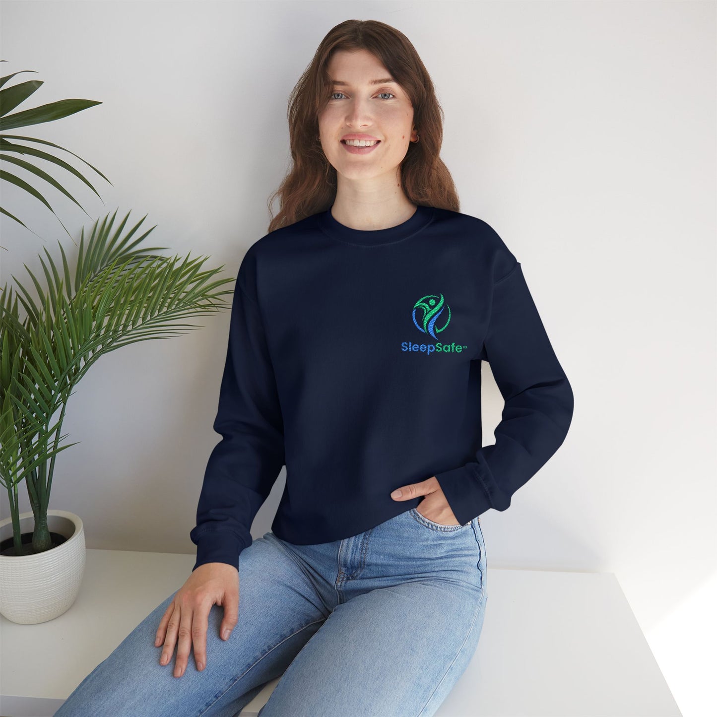 SleepSafe Logo Crewneck Sweatshirt