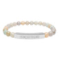 Engraved Natural Stone Bar Bracelet – Perception
