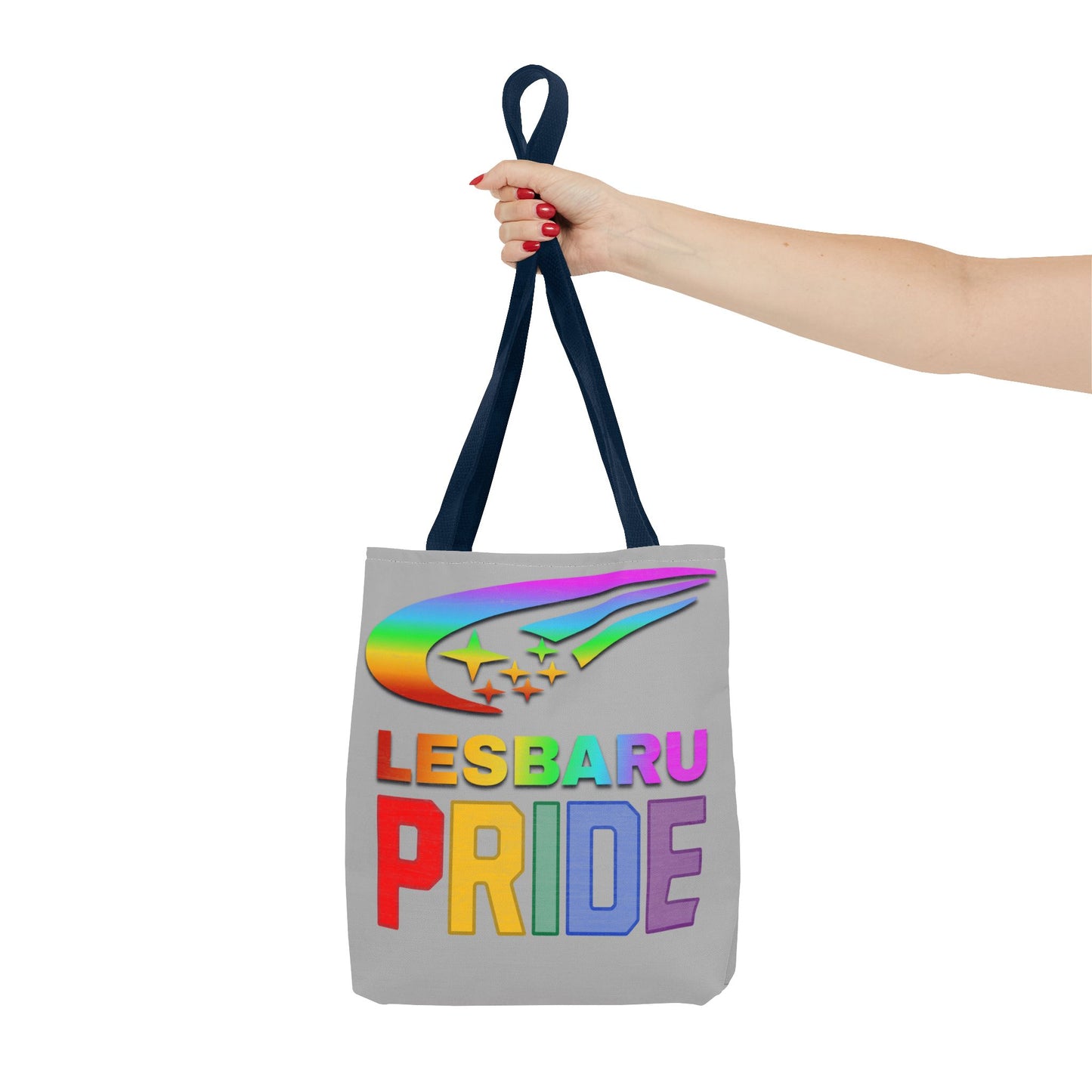 Lesbaru Pride Tote Bag, Subaru Lover, Lesbian, Reusable Bag, LGBT Rainbow Flag, LGBTQ Pride, Grocery Bag, Market Tote, Eco-Friendly