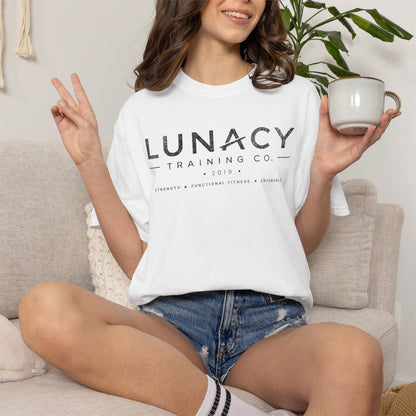 Lunacy Training Co. Logo T-Shirt — Vintage Fitness Tee
