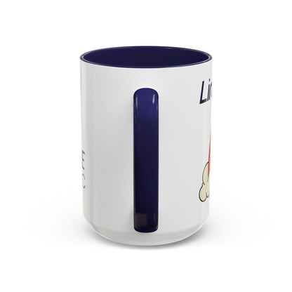 Personalized Rainbow Accent Coffee Mug