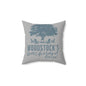 Woodstocks Backyard Throw Pillow - 2 Colors in 1