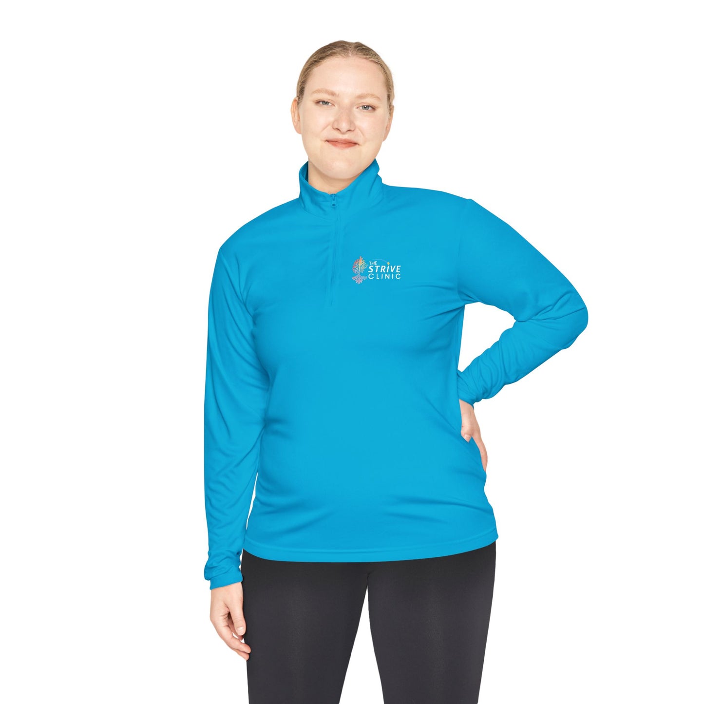 Unisex Quarter-Zip Lightweight Pullover - Strive Clinic