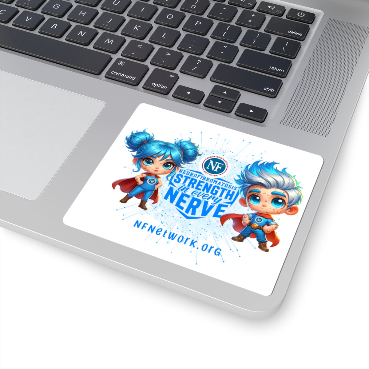 NF Strong Superhero Sticker