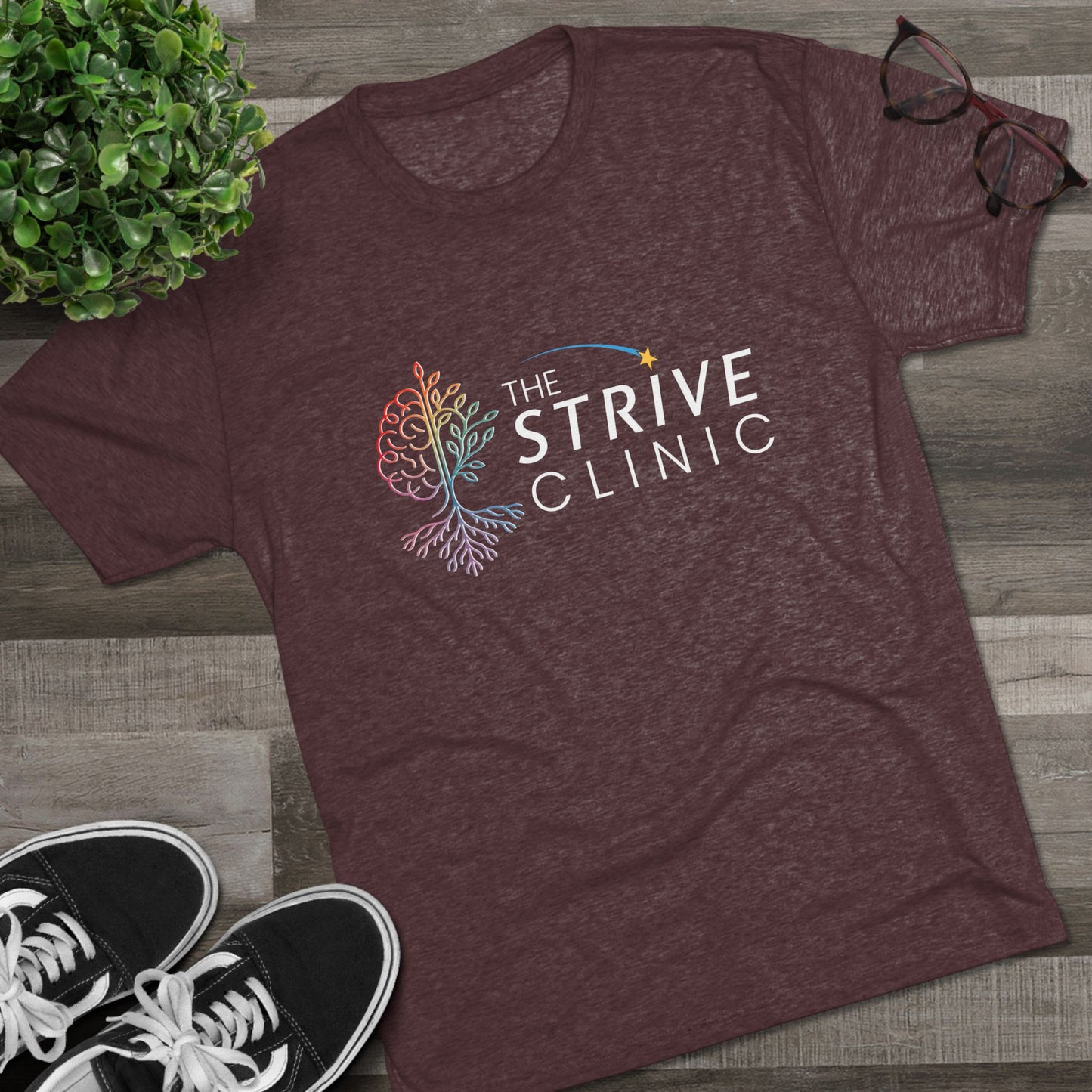 Strive Clinic Brain Tree Tee | Front Print