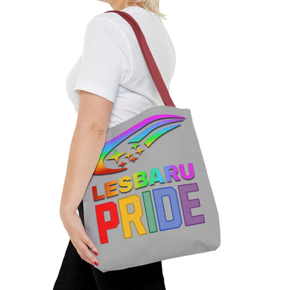 Lesbaru Pride Tote Bag, Subaru Lover, Lesbian, Reusable Bag, LGBT Rainbow Flag, LGBTQ Pride, Grocery Bag, Market Tote, Eco-Friendly