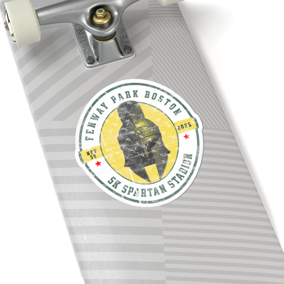 Boston Spartan Fenway Park Kiss-Cut Stickers