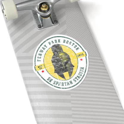 Boston Spartan Fenway Park Kiss-Cut Stickers