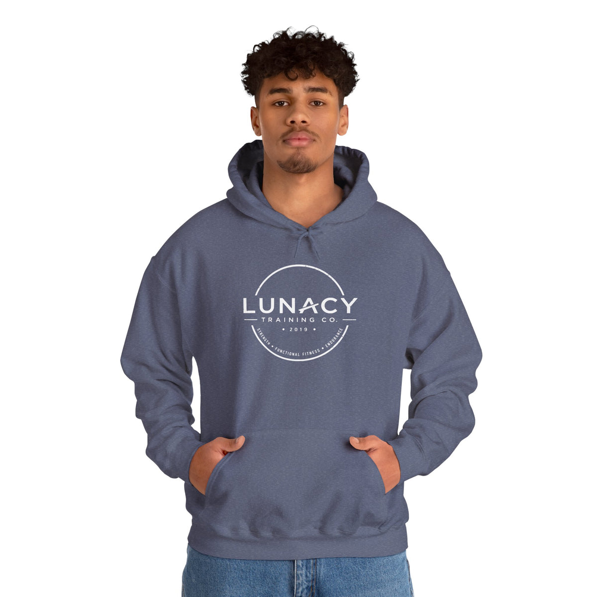 Gildan Hoodie Distressed Circle Logo