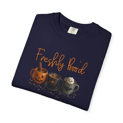 Freshly Brewed Scream & Sugar Coffee Halloween T-Shirt