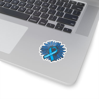 Diabetes Awareness Sunflower Sticker
