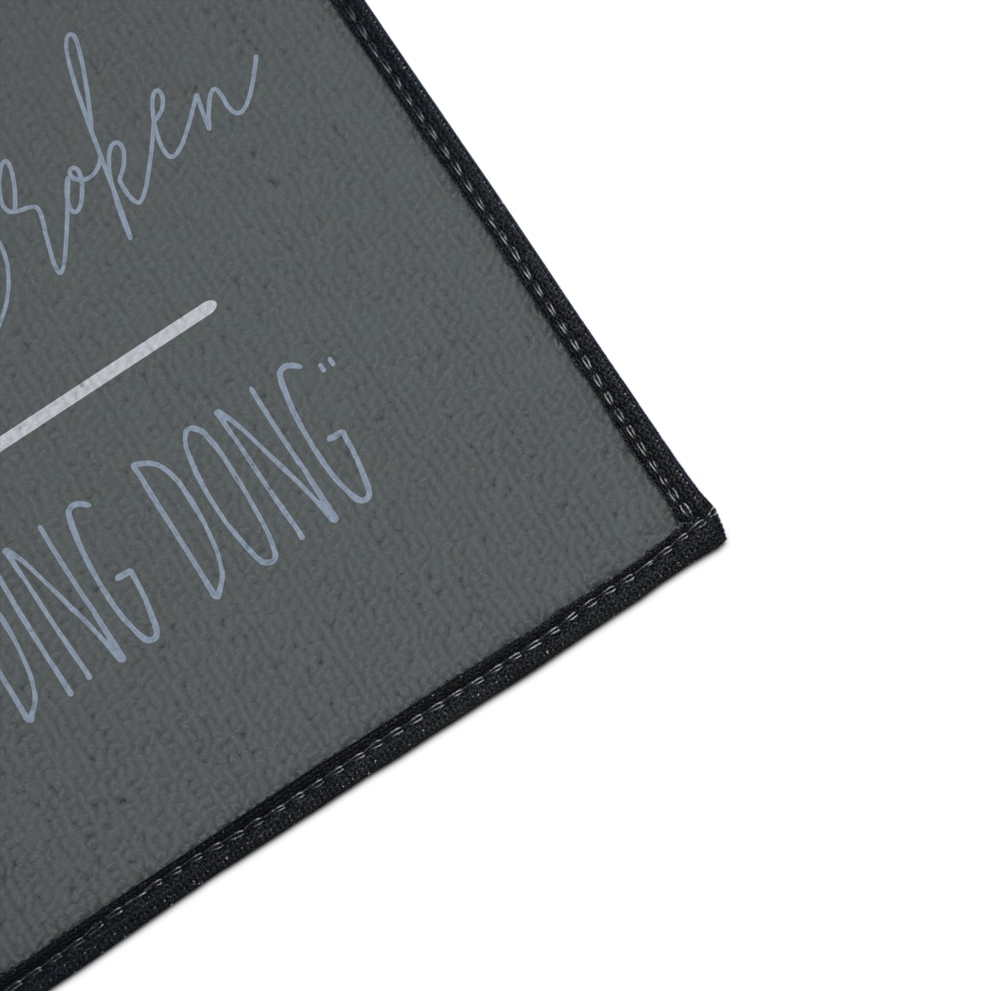 Welcome Mat Yell Ding Dong