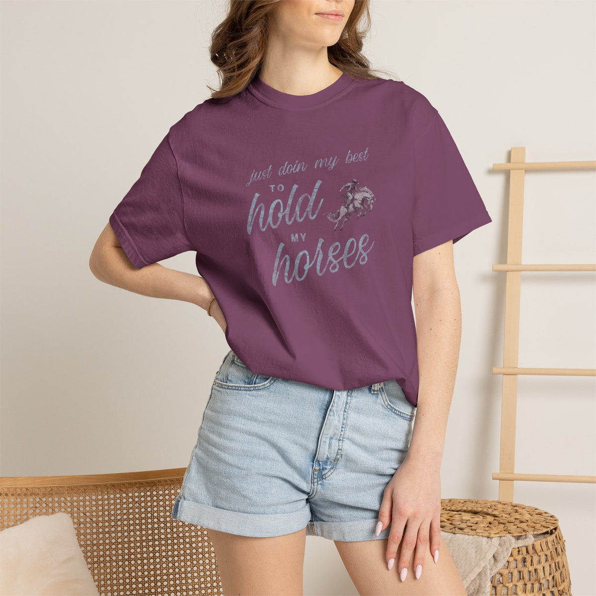 Hold My Horses Comfort Colors Tee