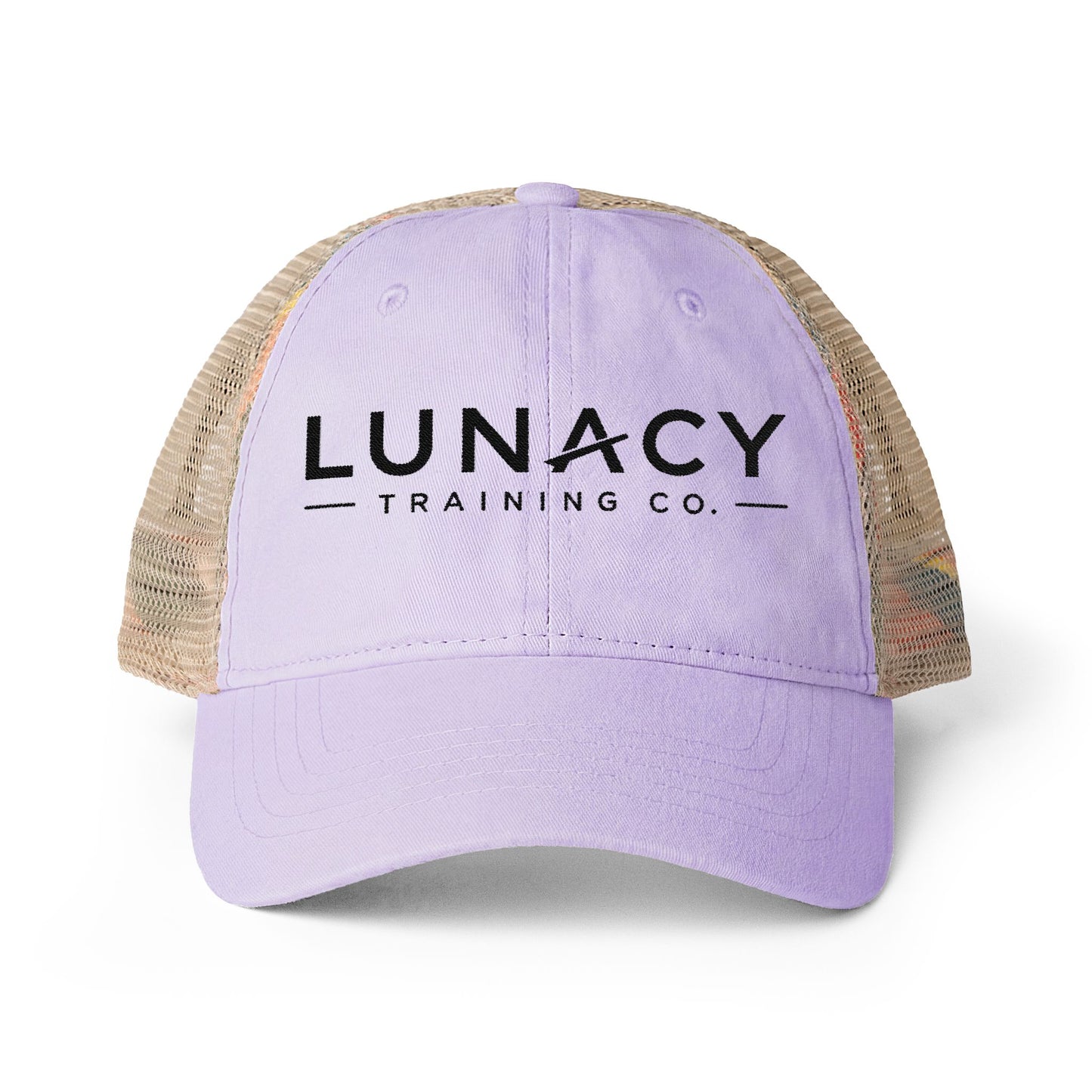 Lunacy Rebrand Black Women's Washed Mesh-Back Cap