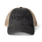 Lunacy Rebrand Black Women's Washed Mesh-Back Cap