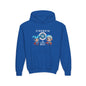 "Strength in Every Nerve" Cartoon Kids Hooded Sweatshirt