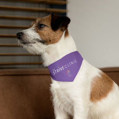 Purple Pet Bandana Collar - Strive Clinic