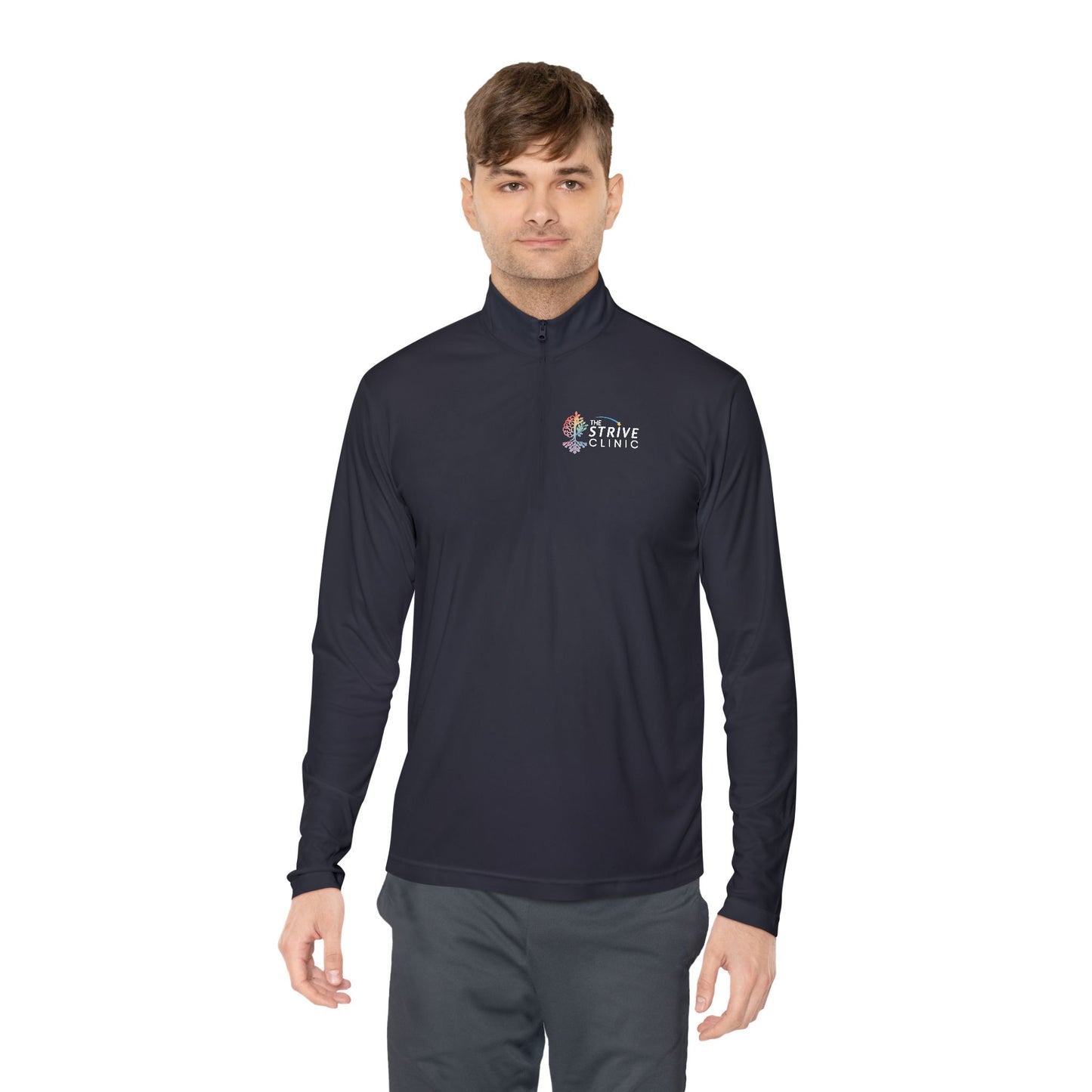 Unisex Quarter-Zip Lightweight Pullover - Strive Clinic