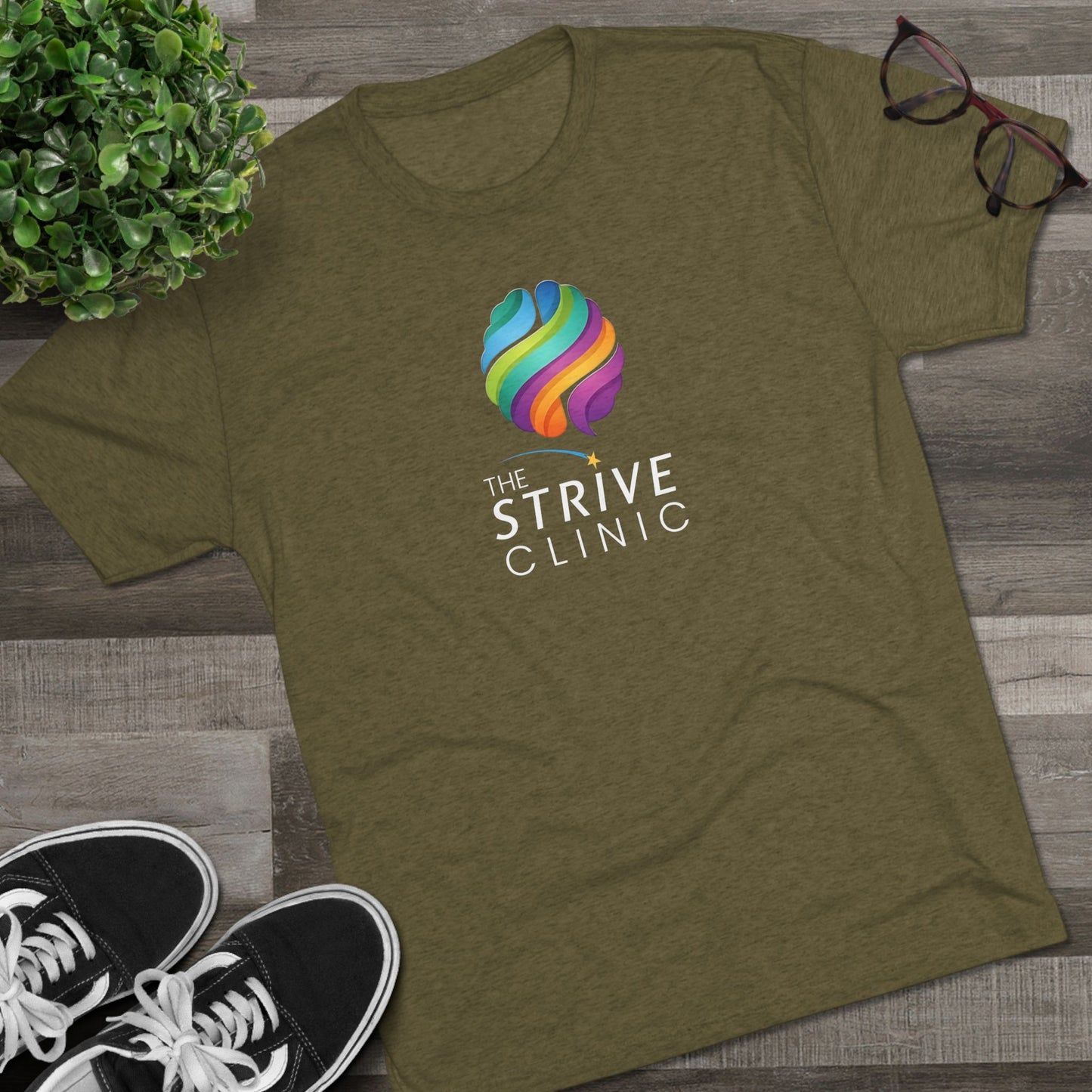 Strive Clinic Brain Tee | Front Print