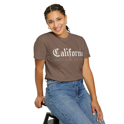 California Don't Poke the Bear Garment Dyed Tee