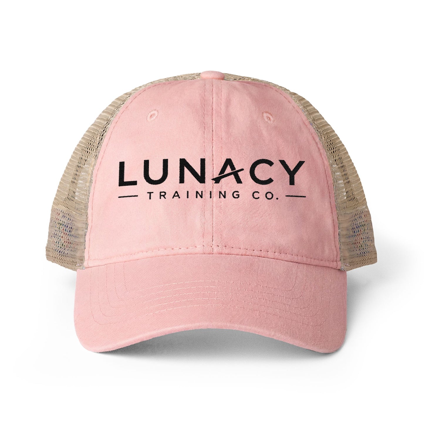 Lunacy Rebrand Black Women's Washed Mesh-Back Cap