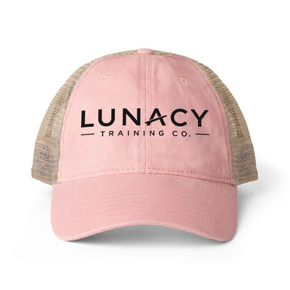 Lunacy Rebrand Black Women's Washed Mesh-Back Cap
