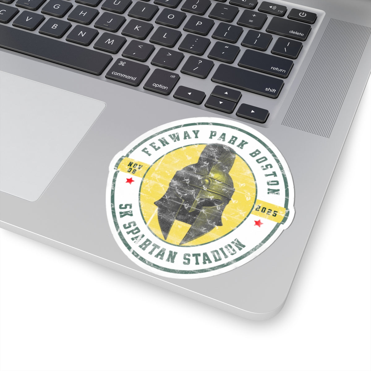 Boston Spartan Fenway Park Kiss-Cut Stickers