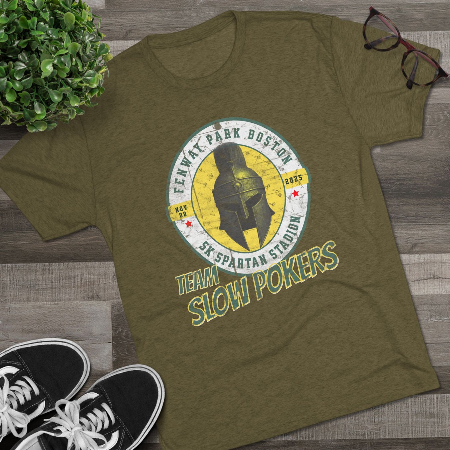 Spartan Slow Pokers Race Tee | Front Only Print