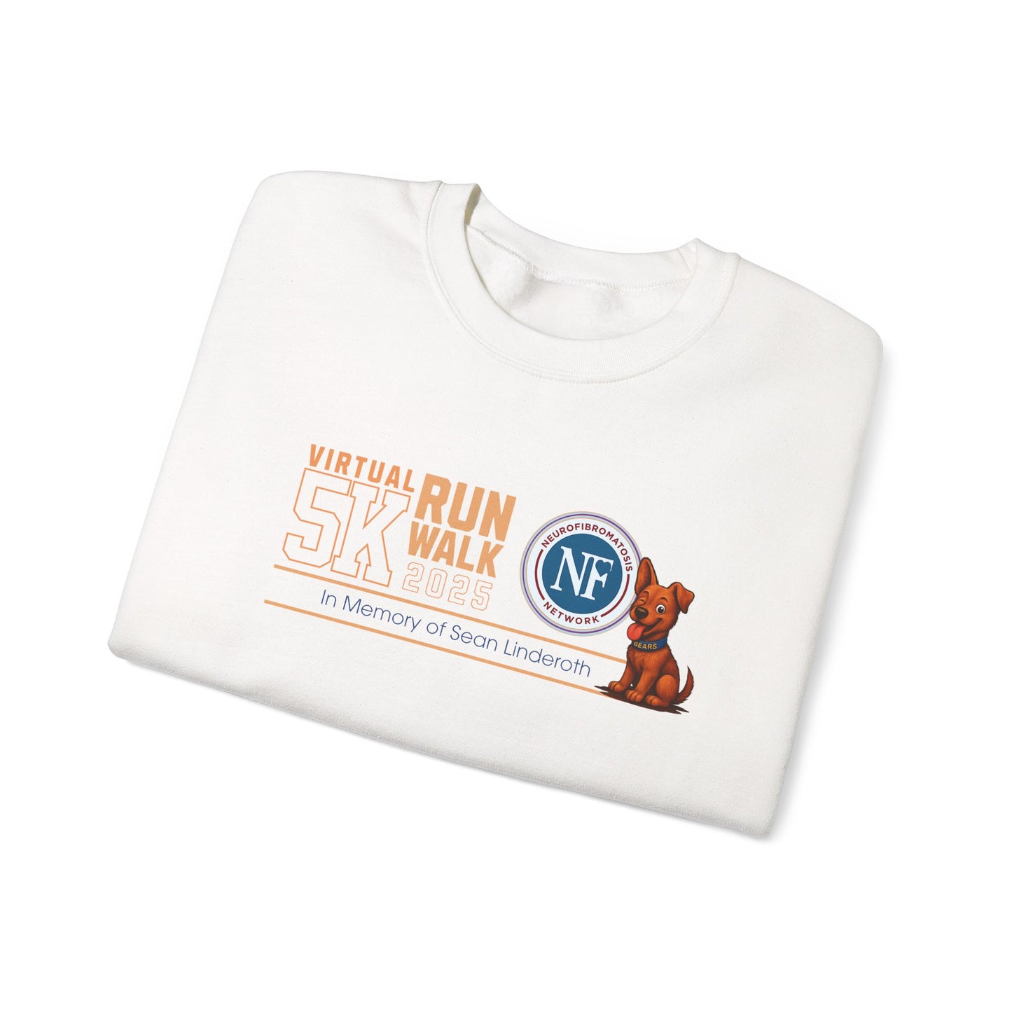 NF Virtual 5K Run/Walk Crewneck Sweatshirt — In Memory of Sean