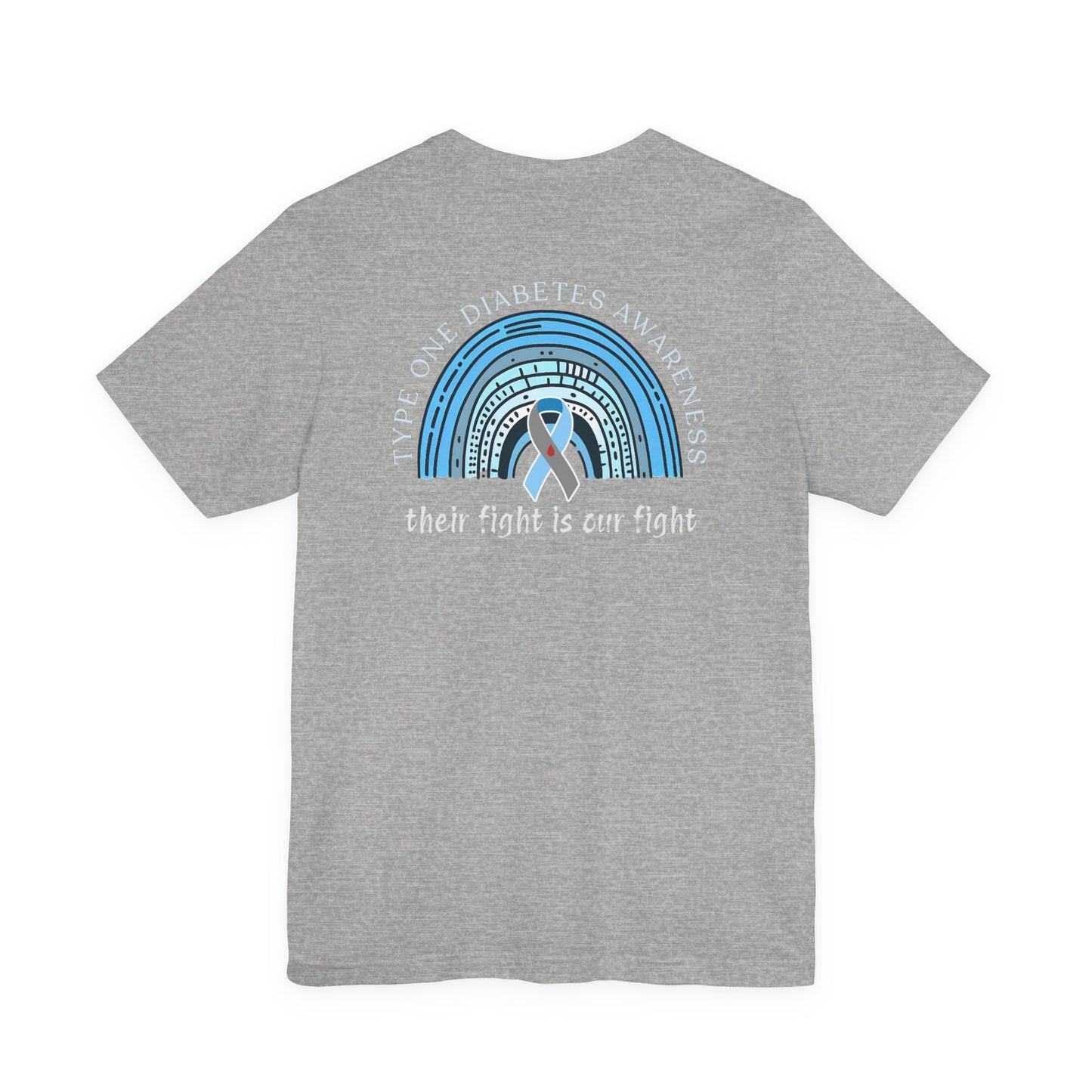 T1D Awareness Front & Back Design Tee