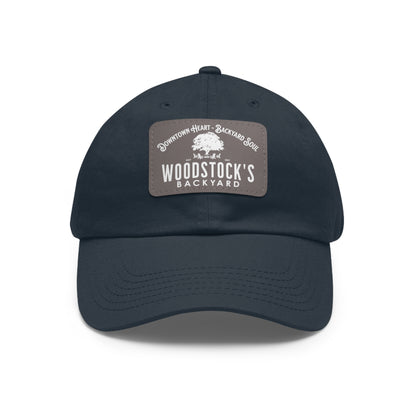 Woodstock's Backyard Leather Patch Hat