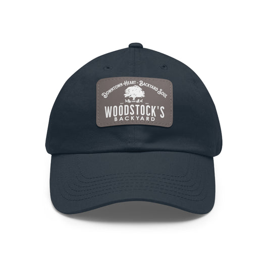 Woodstock's Backyard Leather Patch Hat