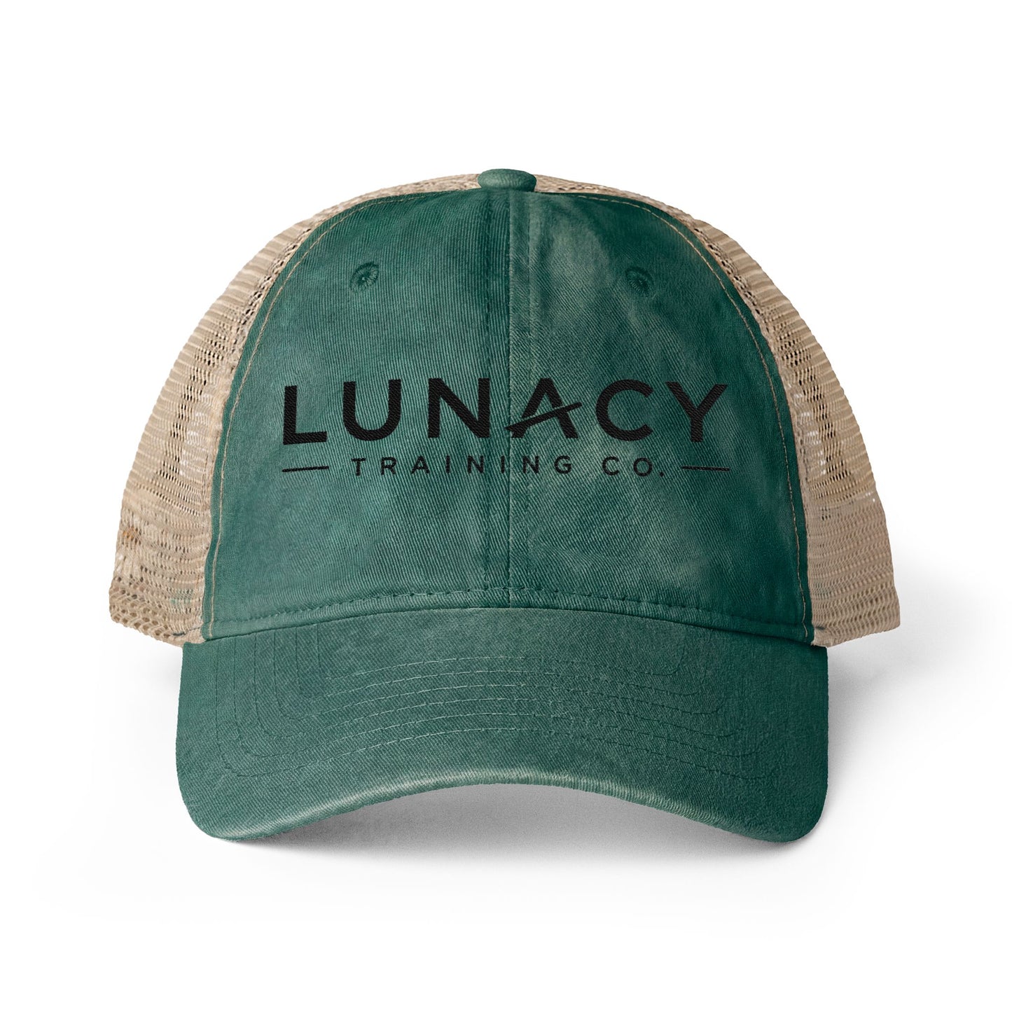 Lunacy Rebrand Black Women's Washed Mesh-Back Cap