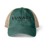 Lunacy Rebrand Black Women's Washed Mesh-Back Cap