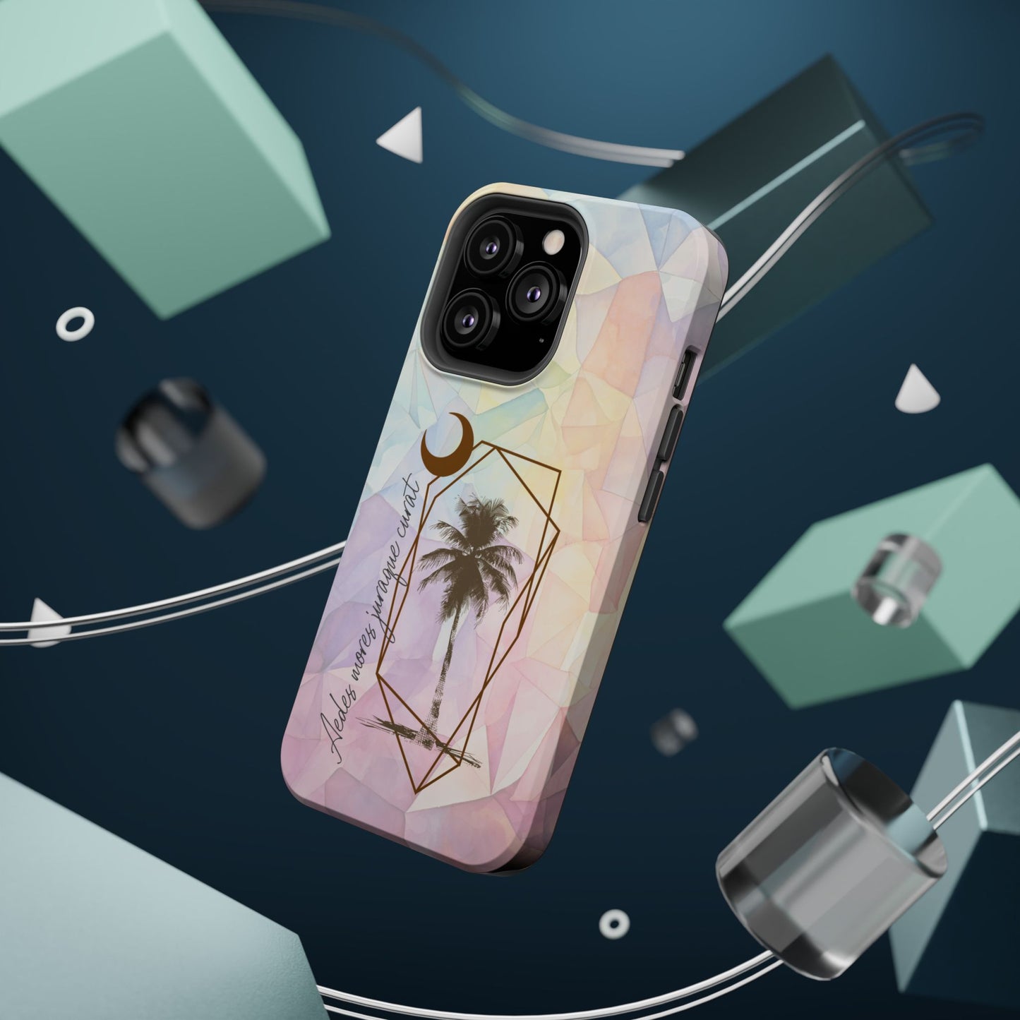 Geometric Palm phone case | Magnetic Impact-Resistant Case