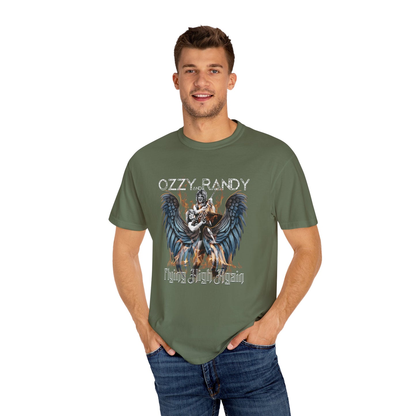 Flying High Again Garment Dyed Tee