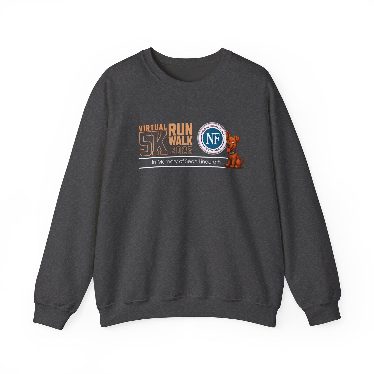 NF Virtual 5K Run/Walk Crewneck Sweatshirt — In Memory of Sean