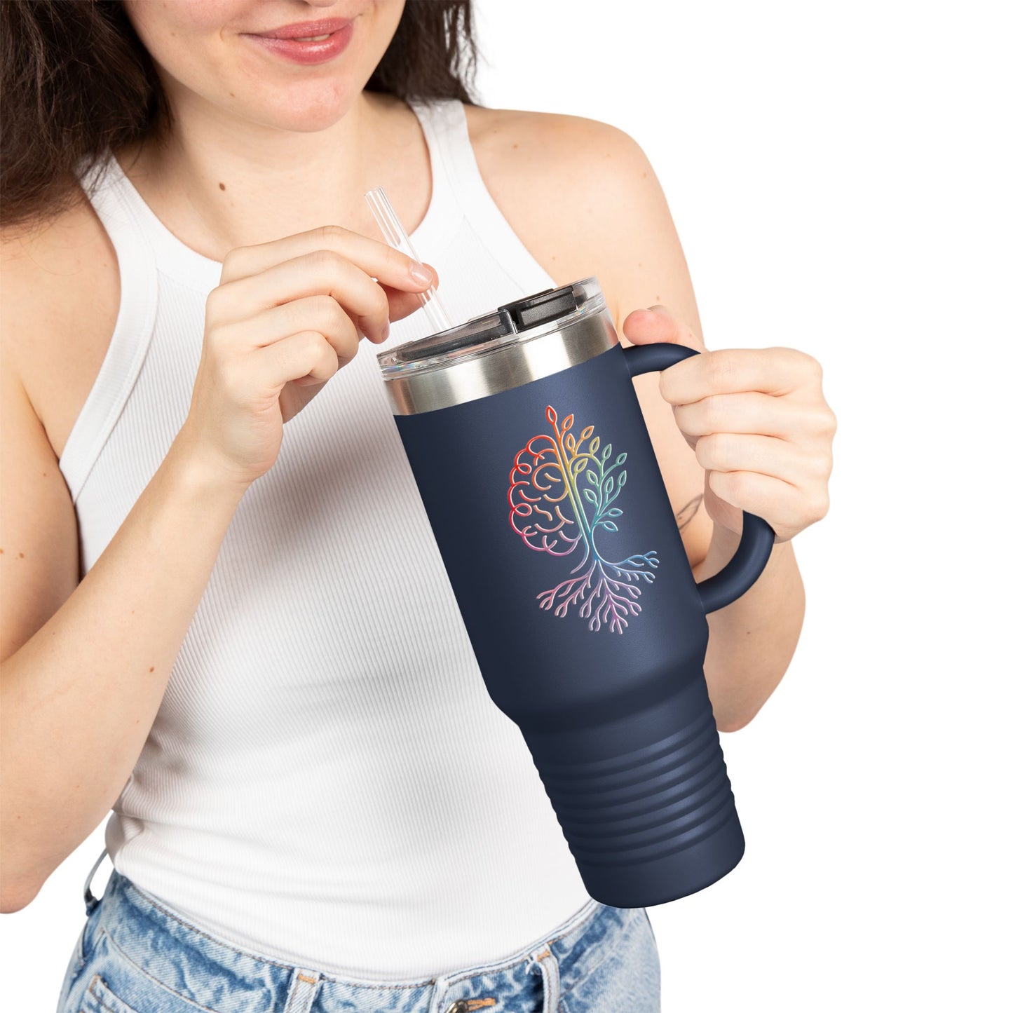 40oz Insulated Travel Mug — Strive