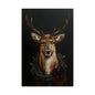 Deer Wreath Poster Print