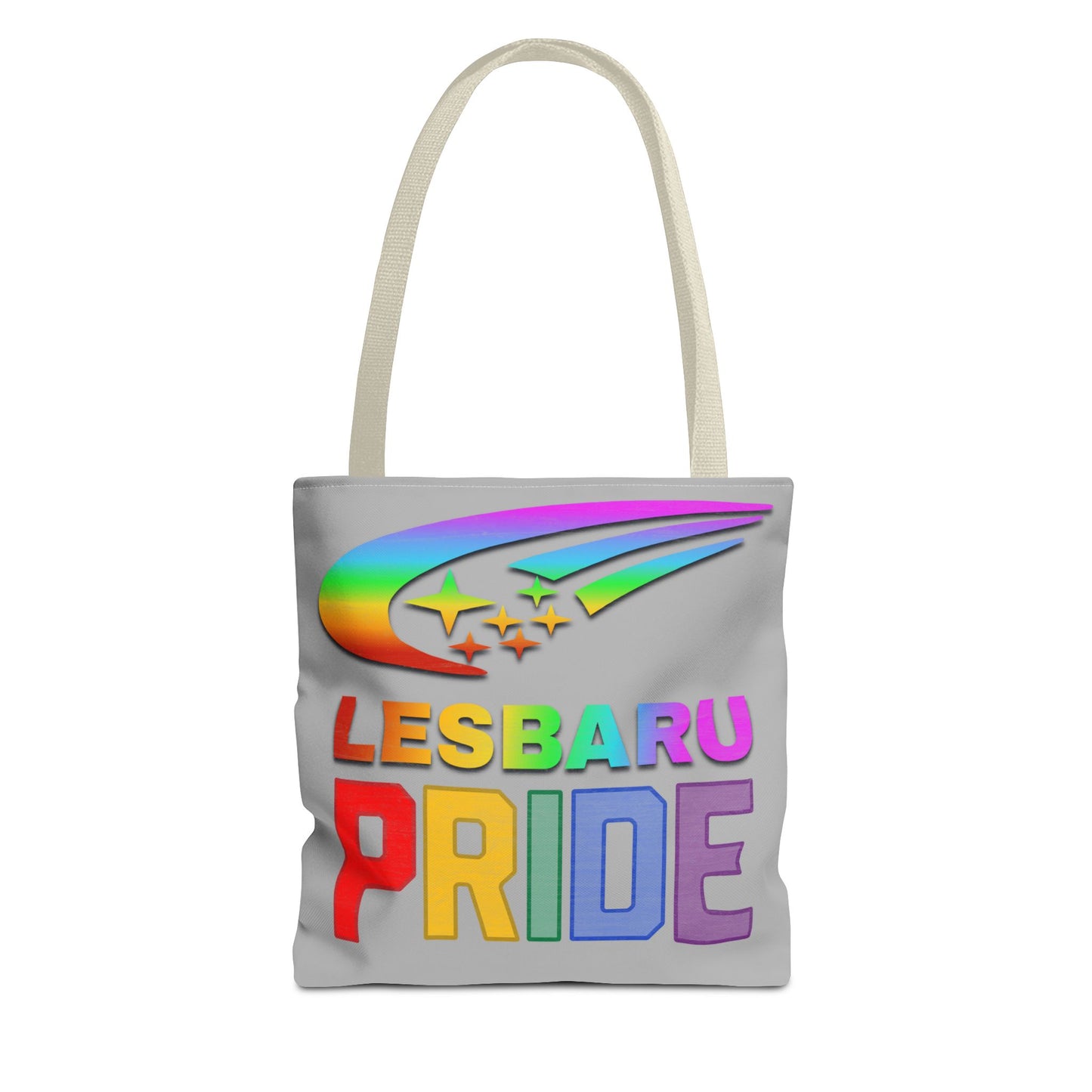 Lesbaru Pride Tote Bag, Subaru Lover, Lesbian, Reusable Bag, LGBT Rainbow Flag, LGBTQ Pride, Grocery Bag, Market Tote, Eco-Friendly