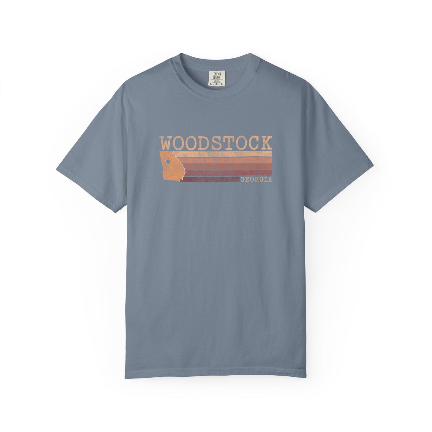 Woodstock Georgia Boho "Band of Colors" T-Shirt