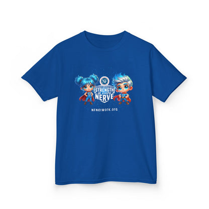 Kids NF Superhero Tee — Strength in Every Nerve | NF Support Kids T‑Shirt