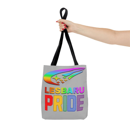 Lesbaru Pride Tote Bag, Subaru Lover, Lesbian, Reusable Bag, LGBT Rainbow Flag, LGBTQ Pride, Grocery Bag, Market Tote, Eco-Friendly