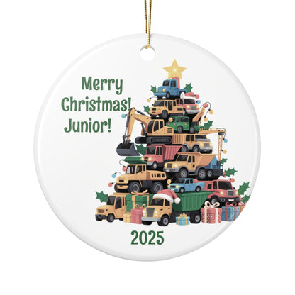 Junior Ornament –Ceramic Christmas Keepsake