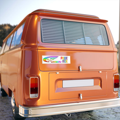 Lesbaru Pride Ride Bumper Sticker
