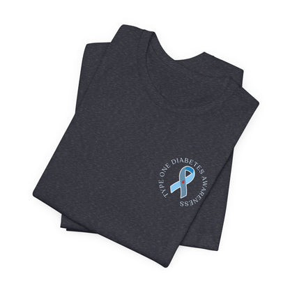 T1D Awareness Front & Back Design Tee
